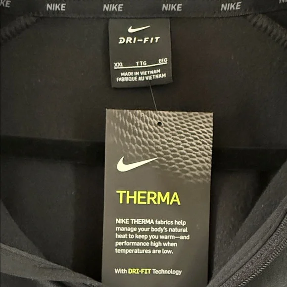 Nike Black DriFit Pullover Jacket - Picture 3 of 4